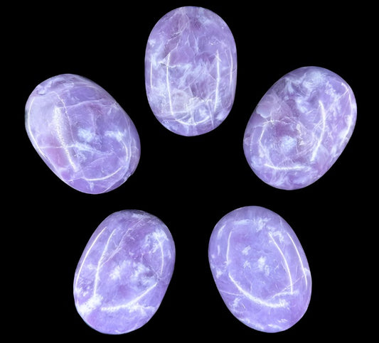 Lepidolite Palm Stone