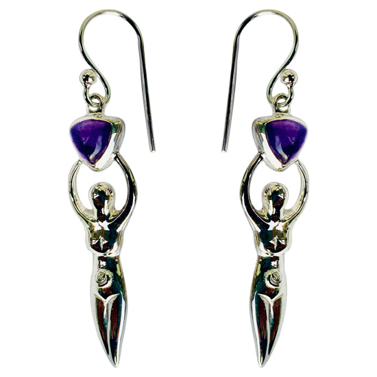 Amethyst Goddess Earrings