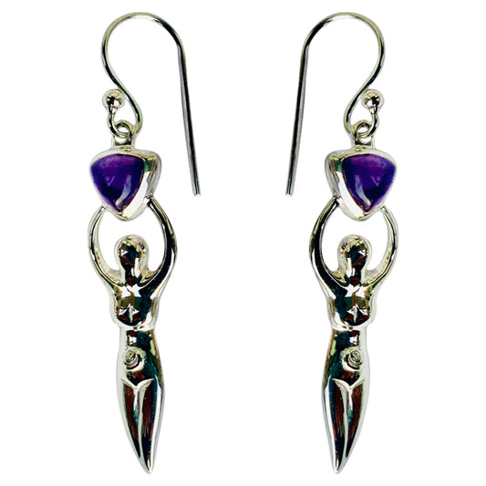 Amethyst Goddess Earrings