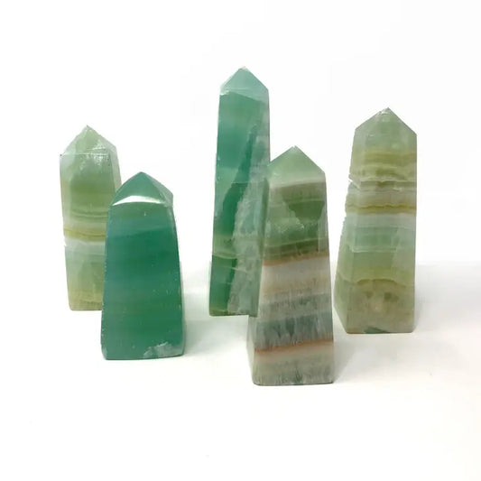 Pistachio Calcite Obelisk