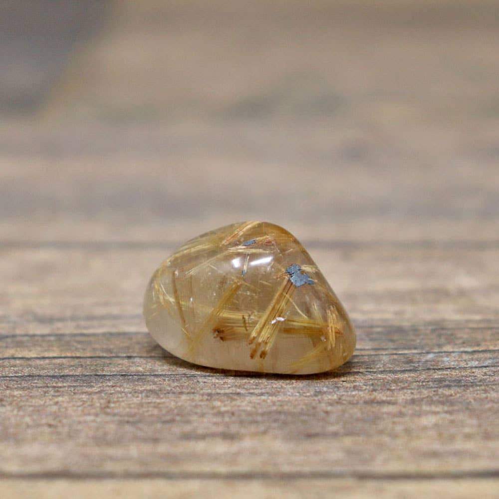 Rutilated Quartz Tumbled