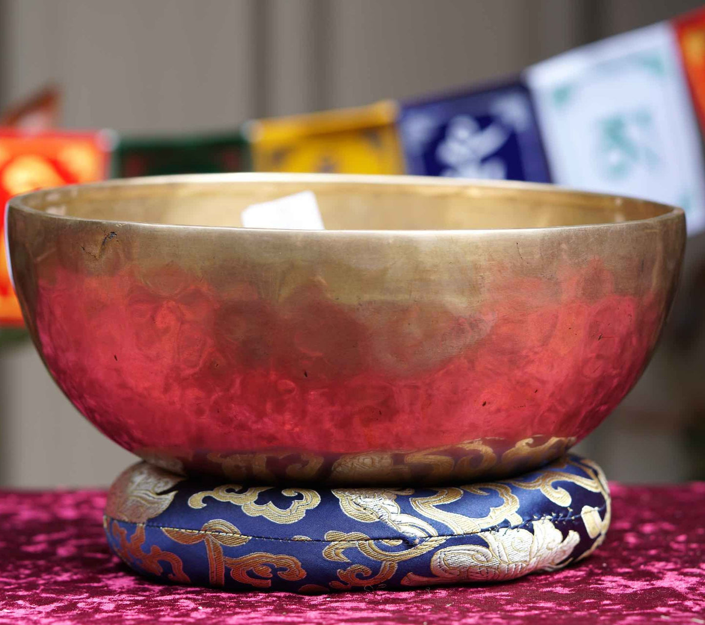 8" Hand Hammered Tibetan Singing Bowl