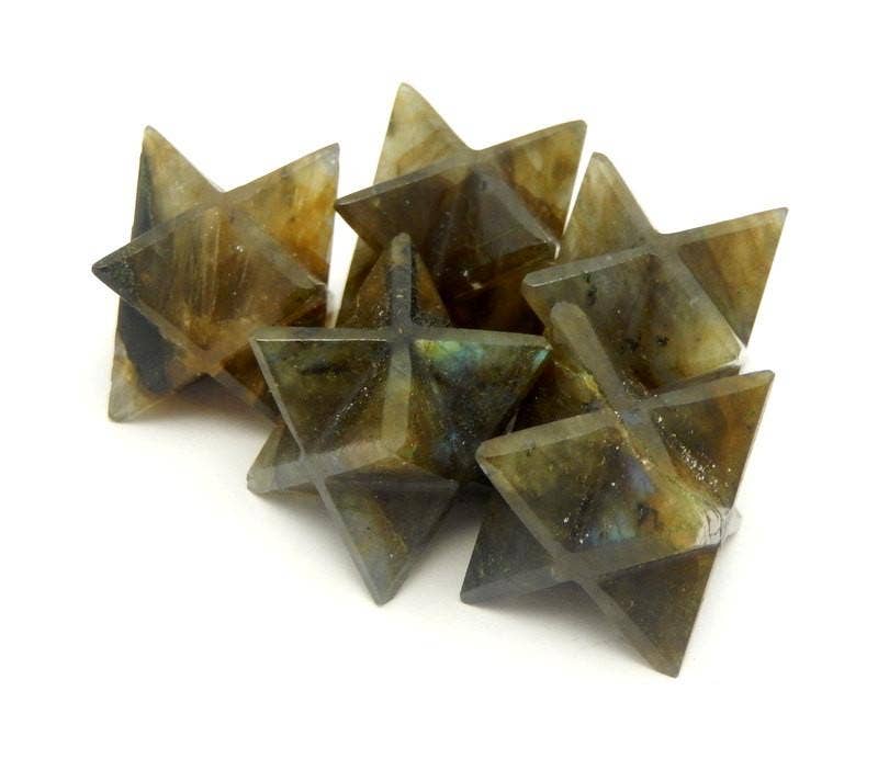 Labradorite Merkaba Star