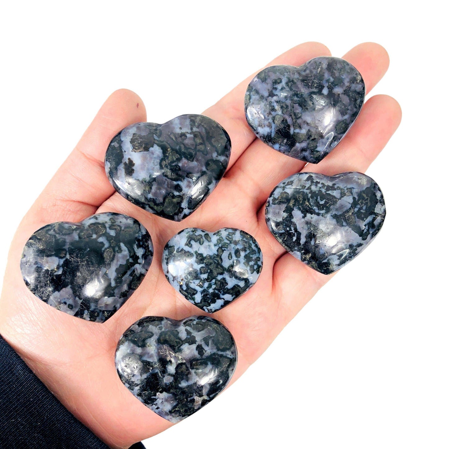 Indigo Gabbro (Blizzard Stone) Heart