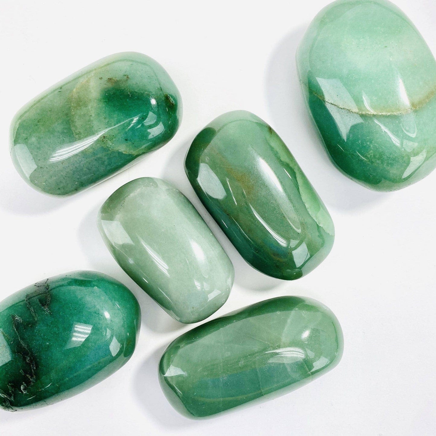 Green Aventurine Palm Stone 120-140g