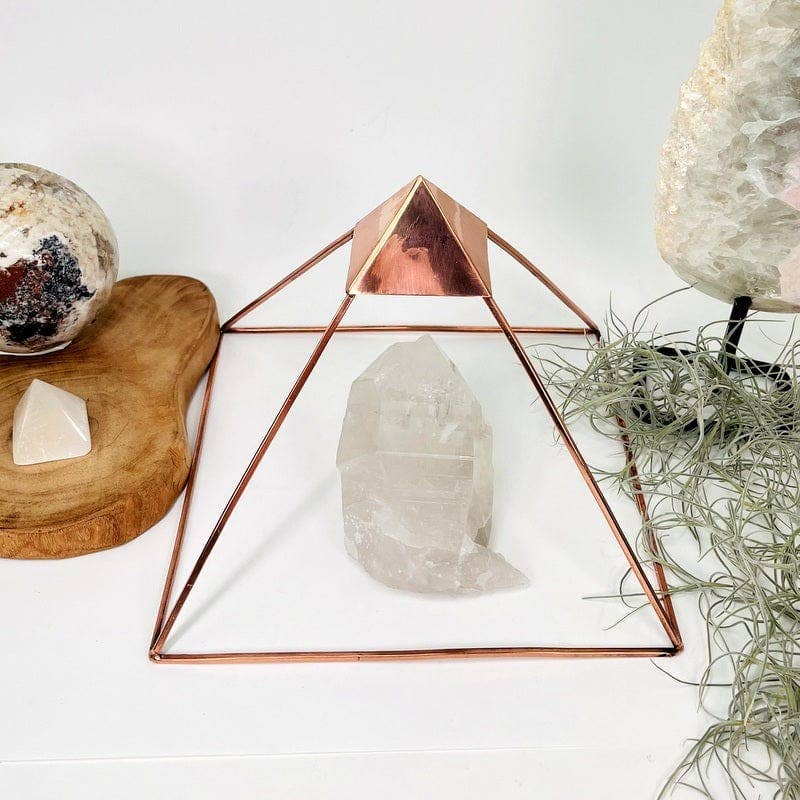 Crystal Copper Charging Pyramid