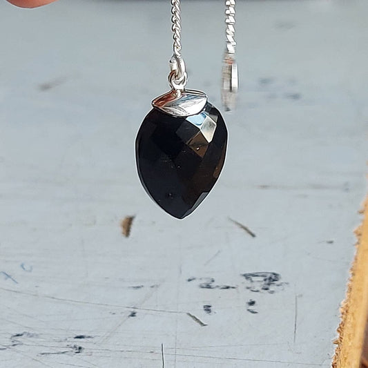 Pendulums - Faceted Black Onyx