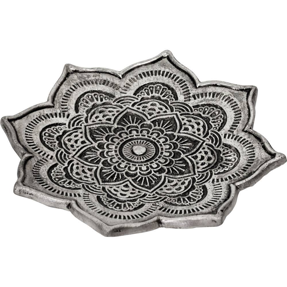 Aluminum Incense Holder - Lotus Flower