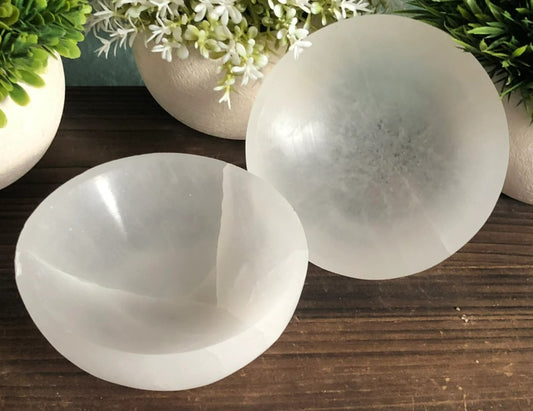 Selenite Bowl High Polish