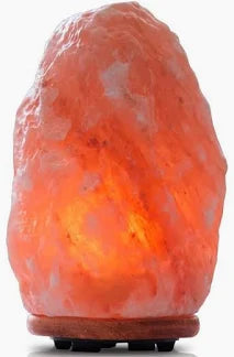 Himalayan Salt Lamp w/Wood Base