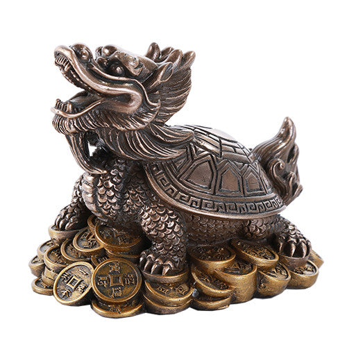 Bronzed Fengshui Turtle Statue