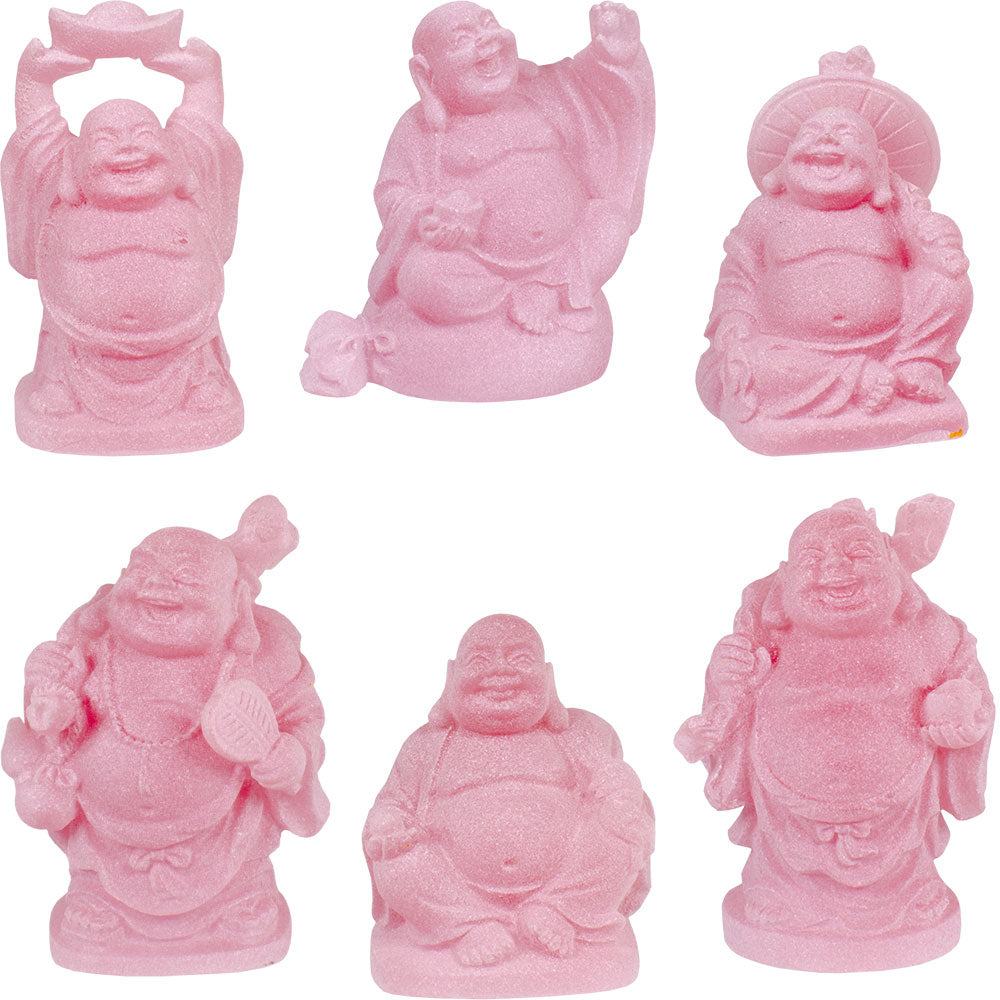 Buddha Figurine - Pink 1"
