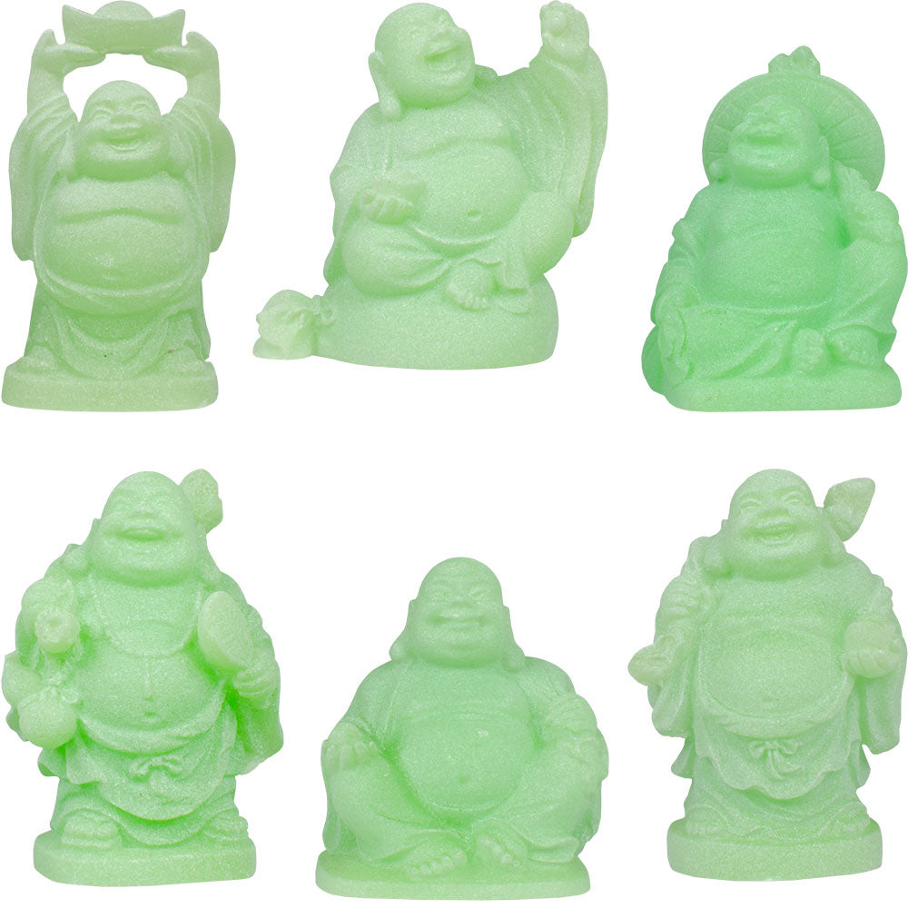 Buddha Figurine - Green 2"