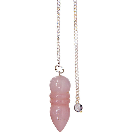 Pendulum - Gemstone Polished Rose Quartz