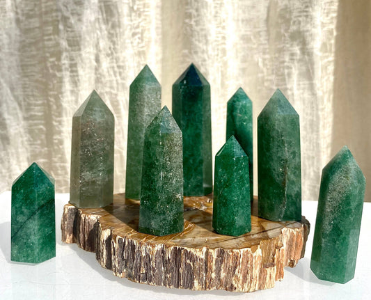 Green Aventurine (AAA) Tower