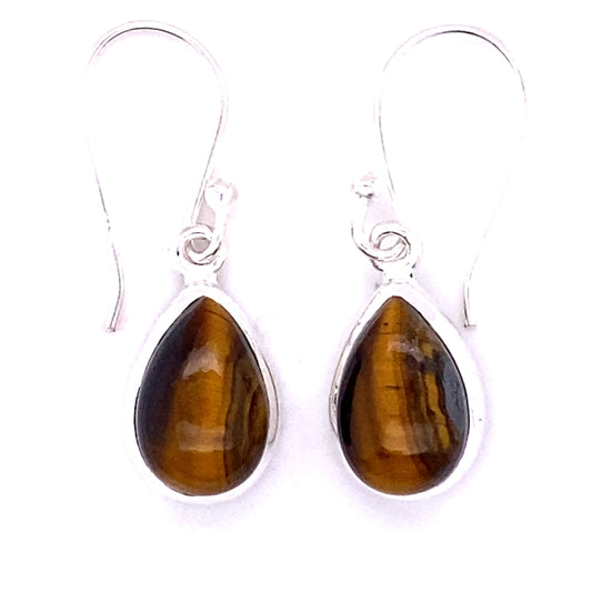 Tiger's Eye Ginger Earrings