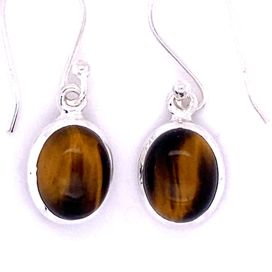 Tiger's Eye Ginger Earrings