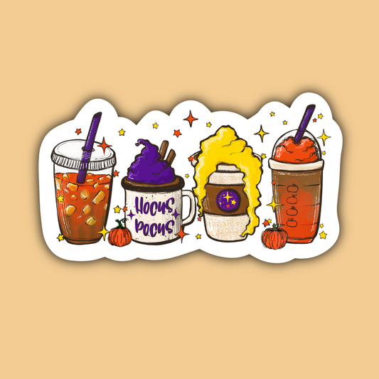 Hocus Pocus Coffee Stickers