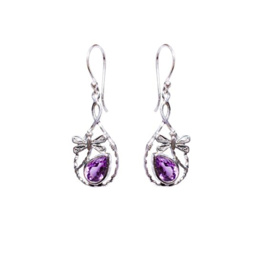 Mystic Topaz - Dragonfly Earrings