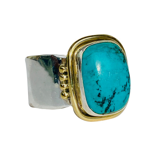 Turquoise Unisex Ring - Size 13
