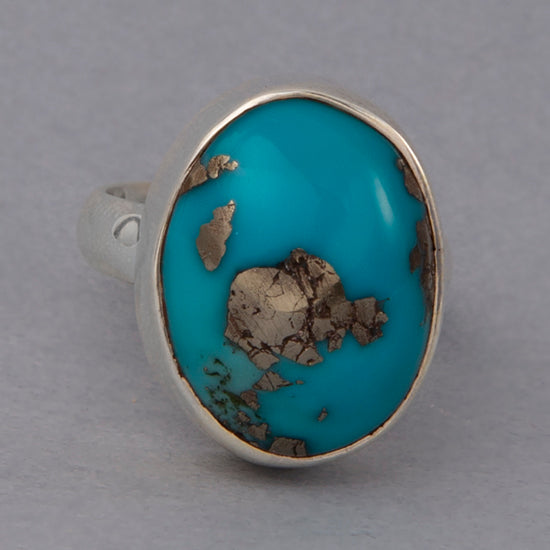 Turquoise Sleeping Beauty Ring - Size 10