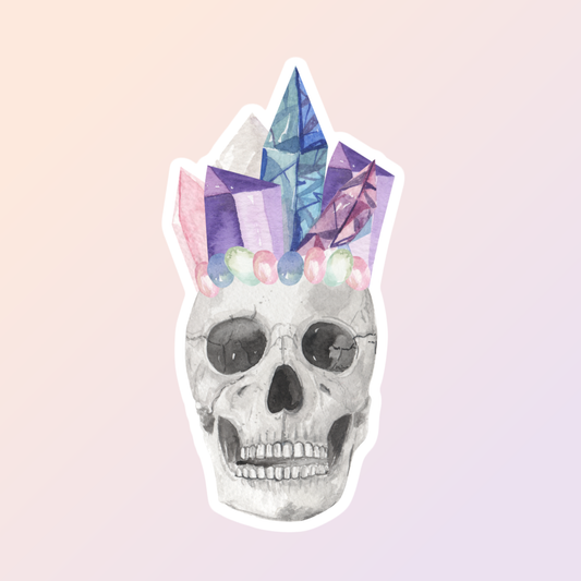 Crystal Skull Sticker