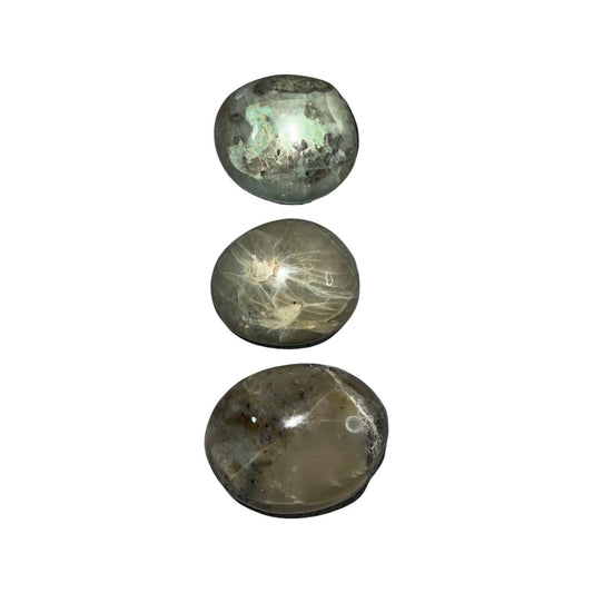 Green Moonstone Palm Stone (Garnierite)